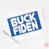Buck Fiden Rechthoekige Sticker (Envelop)
