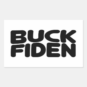 Buck Fiden Rechthoekige Sticker