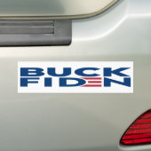 Buck Fiden Slogan Chant Anti Joe Biden Bumpersticker (Op auto)