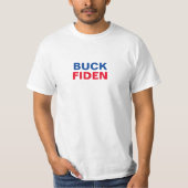 Buck Fiden text print T-Shirt (Voorkant)