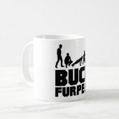 Buck Furpees — Burpees Fitness Koffiemok (Voorkant links)