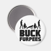 Buck Furpees — Burpees Fitness Magneet (Voorkant / Achterkant)