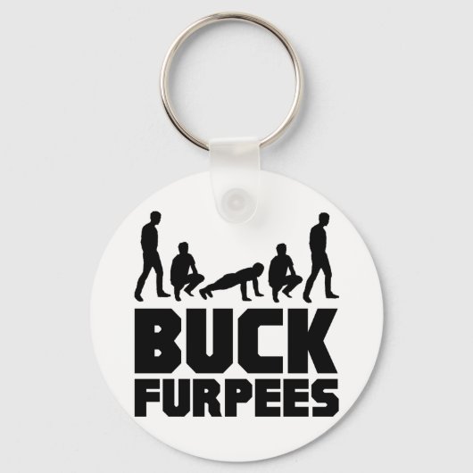 Buck Furpees — Burpees Fitness Sleutelhanger (Voorkant)