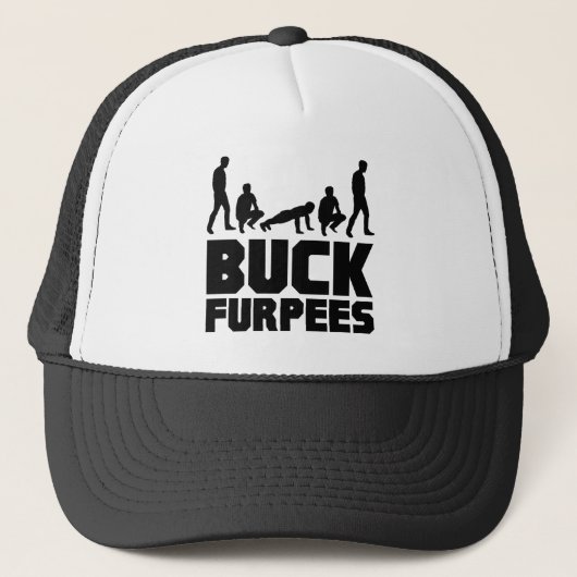Buck Furpees — Burpees Fitness Trucker Pet (Voorkant)