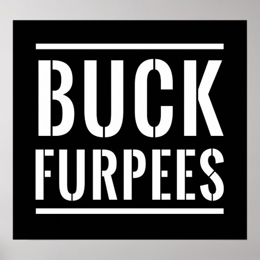 Buck Furpees Poster (Voorkant)