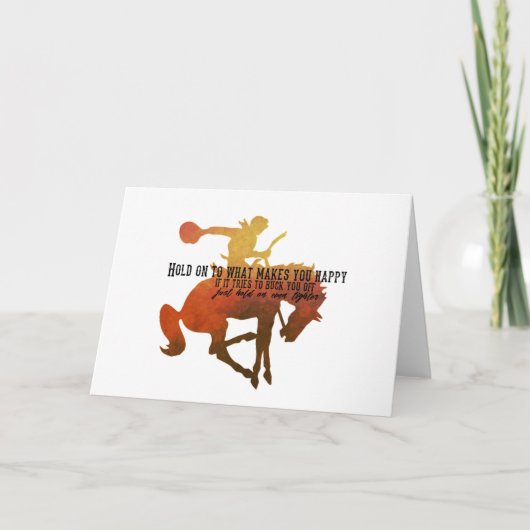 BUCK HAPPY Greeting Card Bedankkaart (Voorkant)