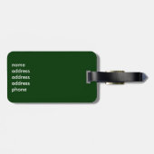 Buck Head Bagagelabel (Achterkant horizontaal)