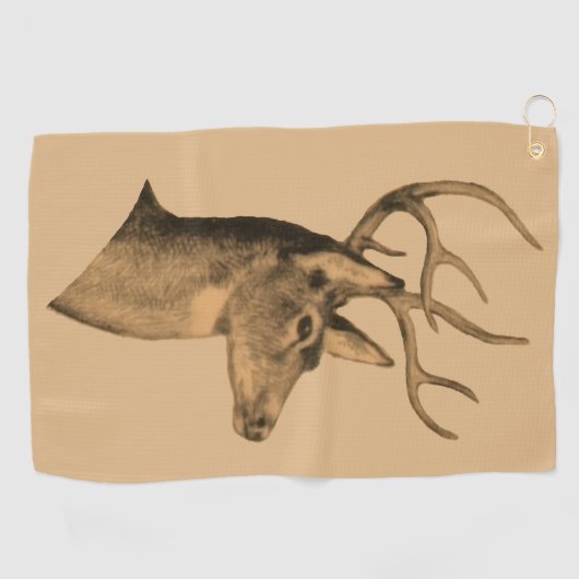 Buck Head Burlywood Golf Handdoek (Horizontaal)