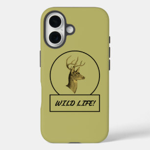 Buck Head Dark Khaki iPhone hoesjes