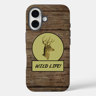 Buck Head Dark Wood iPhone hoesjes