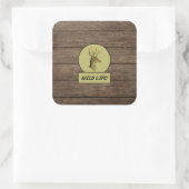 Buck Head Dark Wood Stickers (Tas)