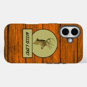 Buck Head Houten Grain iPhone-hoesjes Case-Mate iPhone Case (Achterkant (horizontaal))