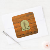 Buck Head Houtkorrel Stickers (Envelop)