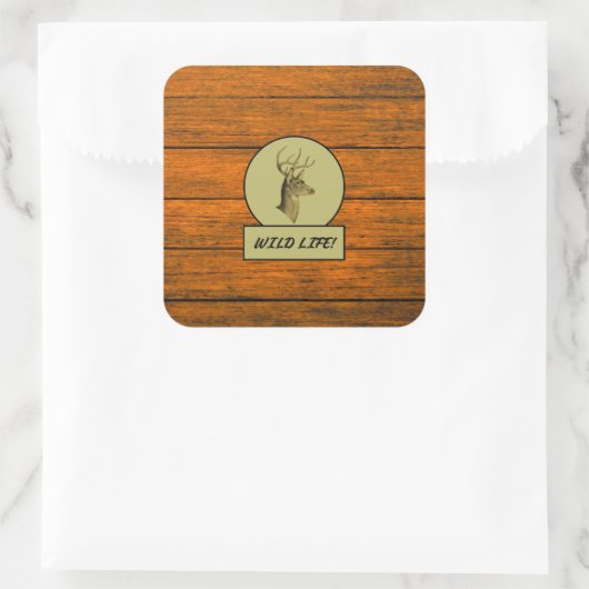 Buck Head Houtkorrel Stickers (Tas)