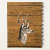 Buck Head op houtnerfplanner Planner (Achterkant)