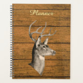 Buck Head op houtnerfplanner Planner (Voorkant)