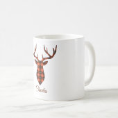 Buck Head personaliseert Red en Black Pset Koffiemok (Voorkant rechts)