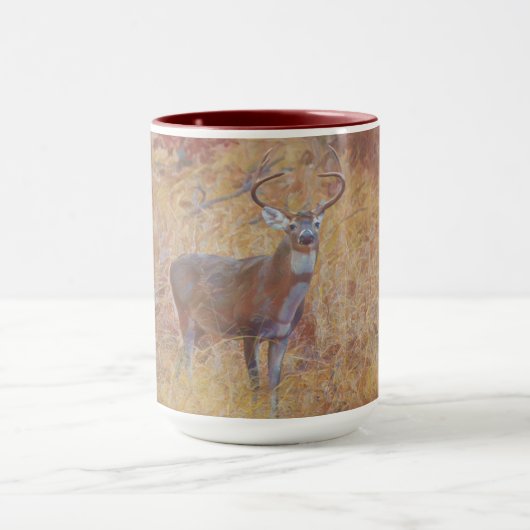 Buck Herten Natuur Art Wild Animal Mok Cup (Midden)