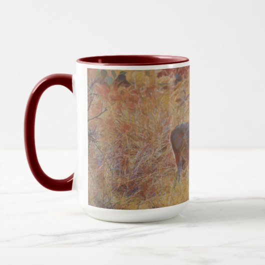 Buck Herten Natuur Art Wild Animal Mok Cup (Links)