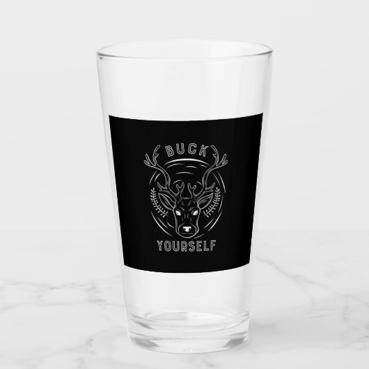 Buck Hunting Yourself Glas (Voorkant)