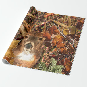 Buck in Camo White Tail Deer Cadeaupapier