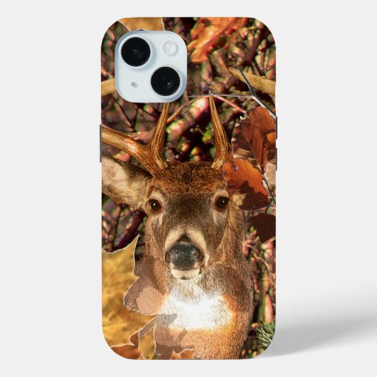 Buck in Camo White Tail Deer Case-Mate iPhone Case (Achterkant)