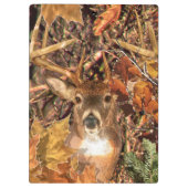 Buck in Camo White Tail Deer Klembord (Achterkant)