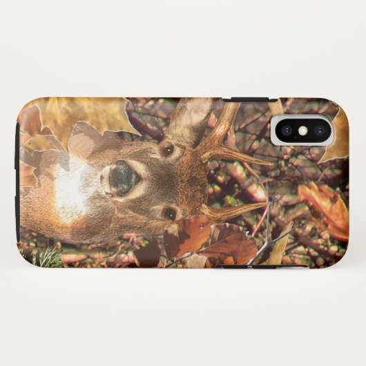 Buck in Camouflage White Tail Deer Case-Mate iPhone Case (Achterkant (horizontaal))