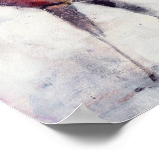 Buck in de sneeuw van 2000 poster (Hoek)