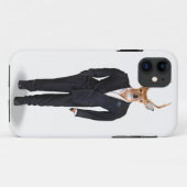 Buck in een tux Case-Mate iPhone case (Achterkant (horizontaal))