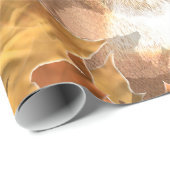 Buck in Herfst Camo White Tail Deer Cadeaupapier (Rol Hoek)