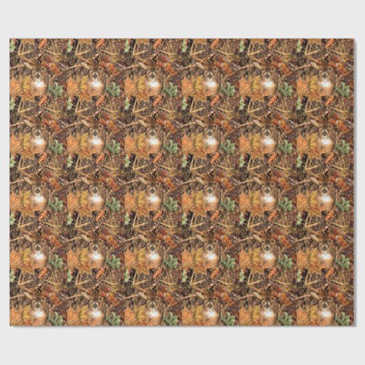 Buck in Herfst Camo White Tail Deer Cadeaupapier (Vlak)