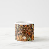 Buck in Herfst Camo White Tail Deer Espresso Kop (Voorkant)