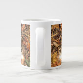 Buck in Herfst Camo White Tail Deer Grote Koffiekop (Achterkant)