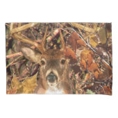 Buck in Herfst Camo White Tail Deer Kussensloop (Voorkant-Links)
