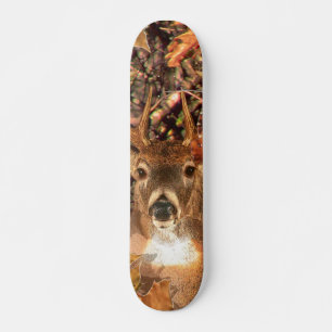 Buck in Herfst Camo White Tail Deer Persoonlijk Skateboard