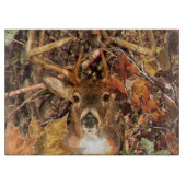 Buck in Herfst Camo White Tail Deer Snijplank (Voorkant)