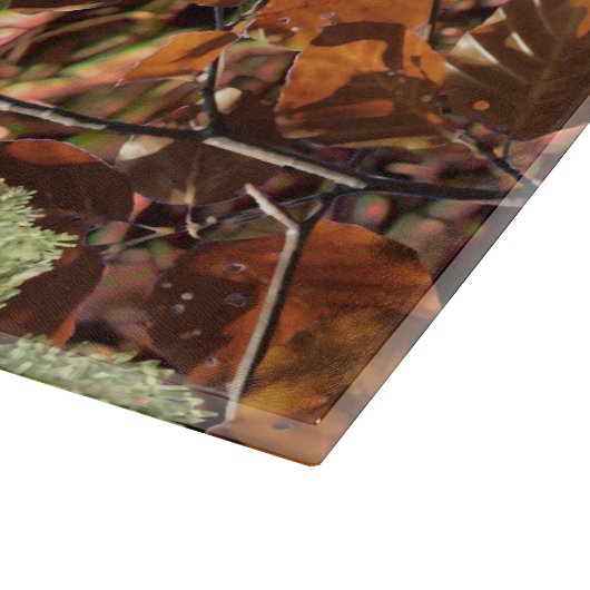 Buck in Herfst Camo White Tail Deer Snijplank (Hoek)