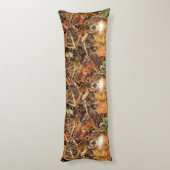 Buck in Herfst seizoen scene White Tail Deer Lichaamskussen (Achterkant (Verticaal))