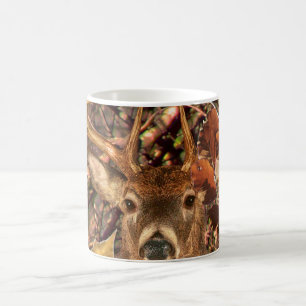 Buck in Hunter Camo White Tail Deer Koffiemok