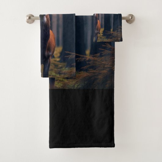 Buck in the Forest Bad Handdoek (Insitu)