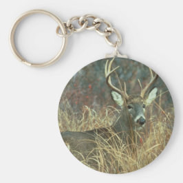 Buck in the Grass Sleutelhanger