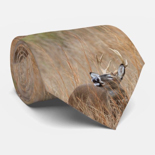 Buck in the Grass Stropdas (Opgerold)