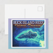 BUCK ISLAND REEF - VIRGIN ISLANDS VERENIGDE STATEN BRIEFKAART (Voorkant / Achterkant)