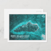 BUCK ISLAND - VIRGIN - EILANDEN VERENIGDE STATEN BRIEFKAART (Voorkant / Achterkant)