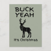 BUCK Ja, het is kerstgrappig. Briefkaart (Voorkant)