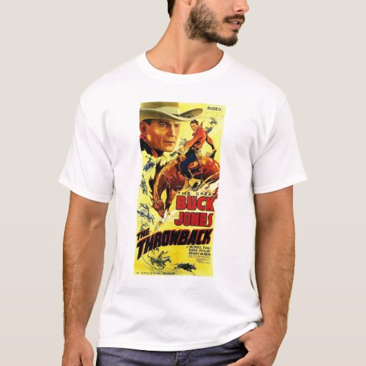 Buck Jones 1935  film poster T-shirt (Voorkant)