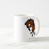 Buck Jou! Grappige Baardhengst Koffiemok (Voorkant rechts)