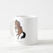Buck Jou! Grappige Baardhengst Koffiemok (Voorkant links)
