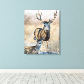 Buck Koppel | Muildier Canvas Afdruk (Insitu (Houten vloer))